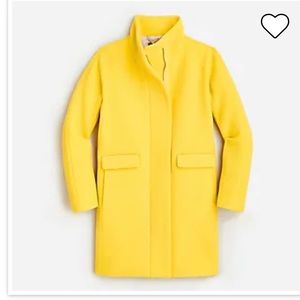 J crew cocoon coat in Italian stadium-cloth wool